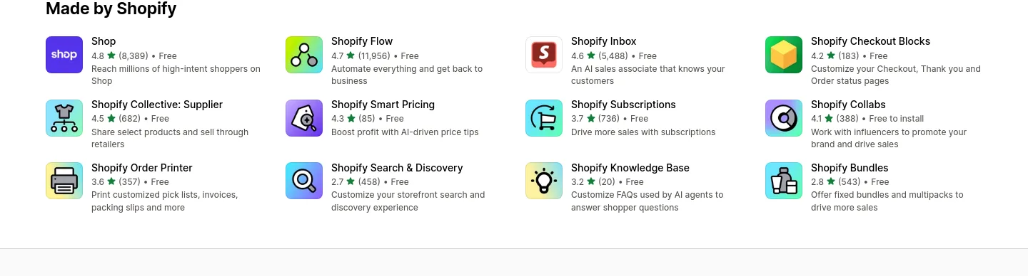 apps.shopify.com — a real Reviews section