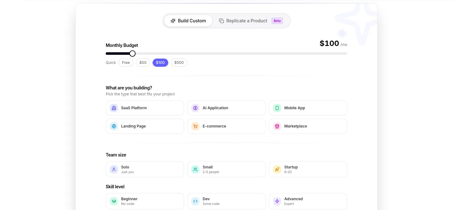 appstackbuilder.com — Pricing