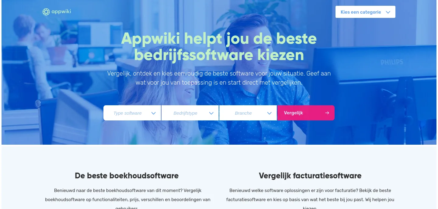 appwiki.nl — Hero