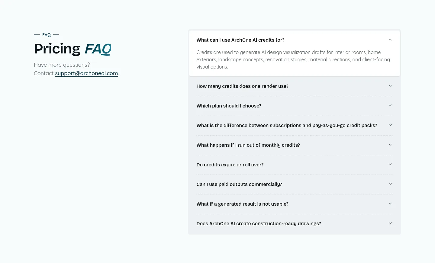 archoneai.com FAQ section