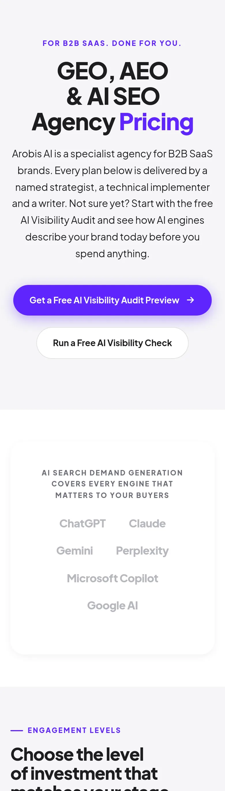 arobis.ai — Hero