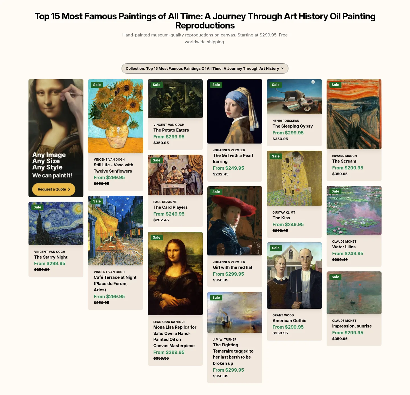 art-and-see.com Hero section
