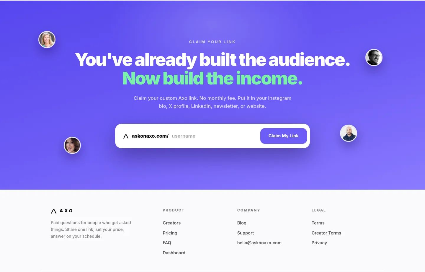 askonaxo.com — Features