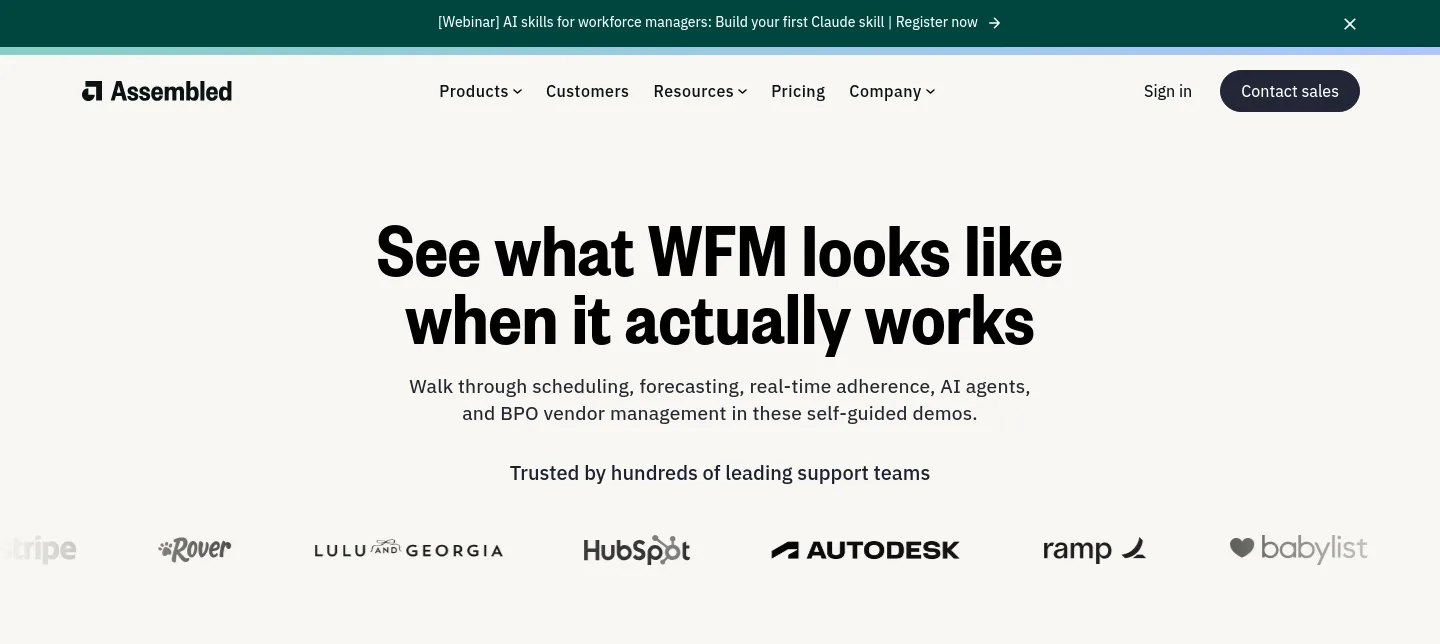 assembled.com — a real Logo Wall section