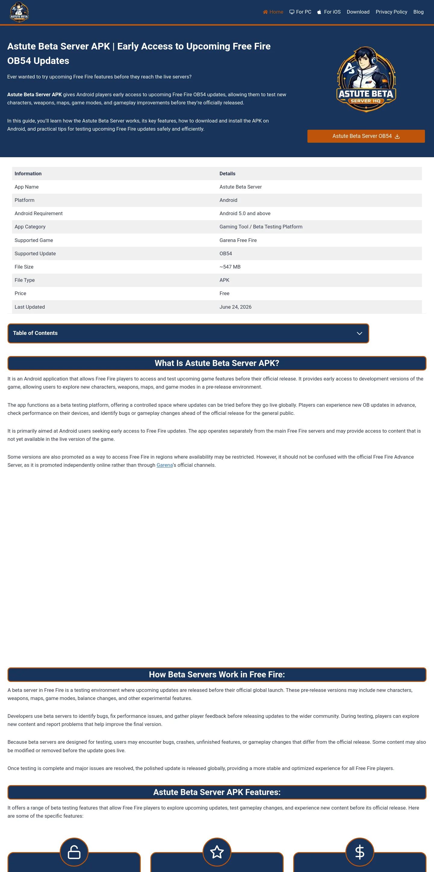 astutebetaserverhq.com — a measured funnel