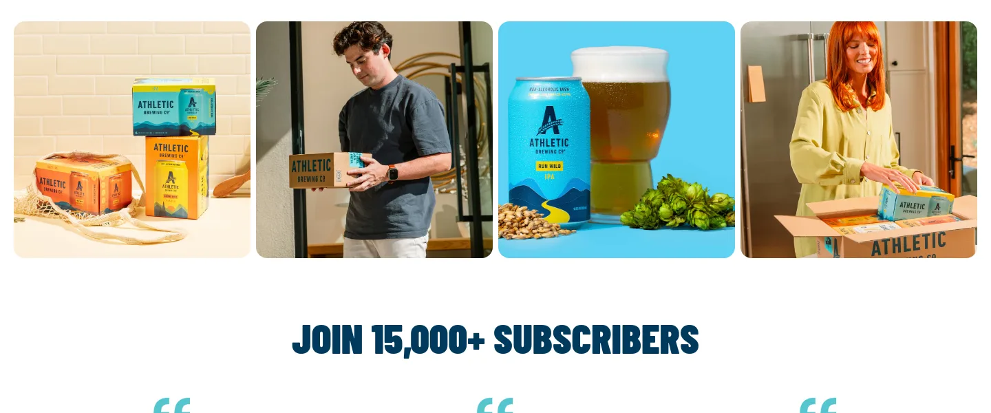 athleticbrewing.com — a real Logo Wall section