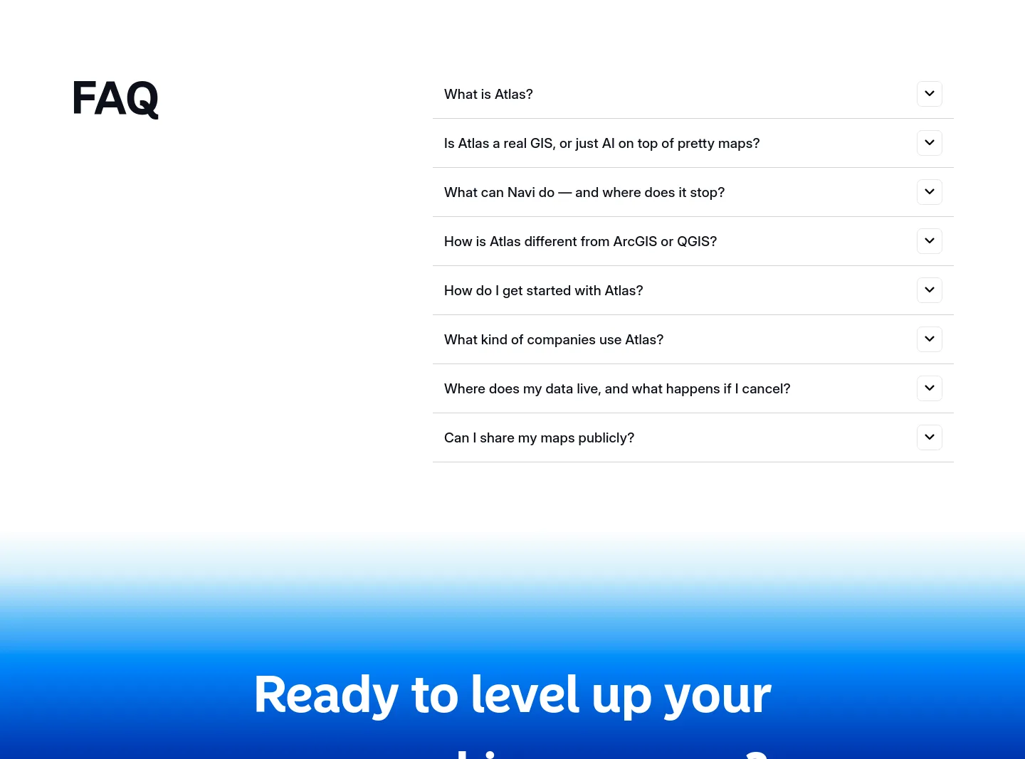 atlas.co FAQ section