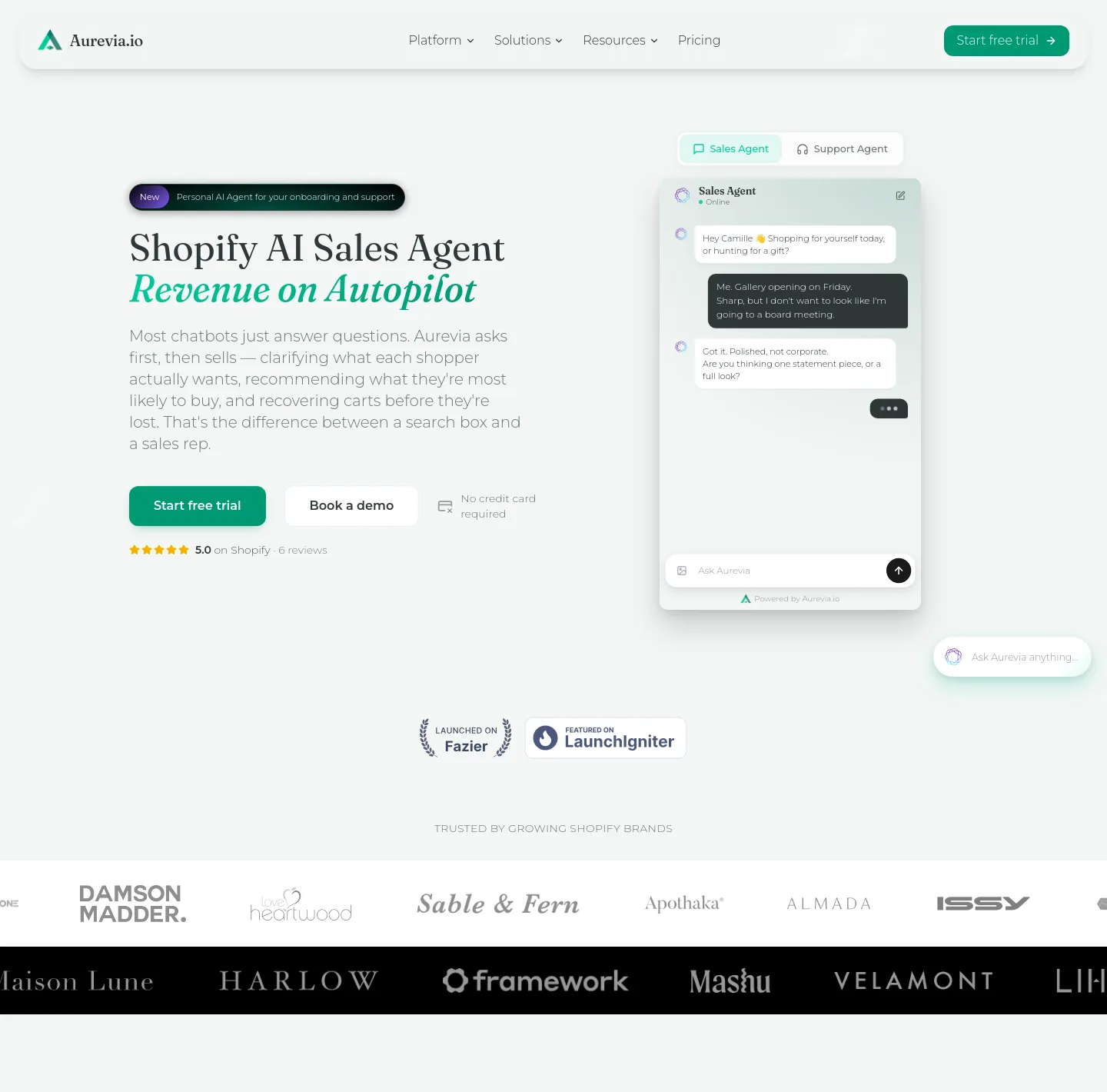 aurevia.io — Hero