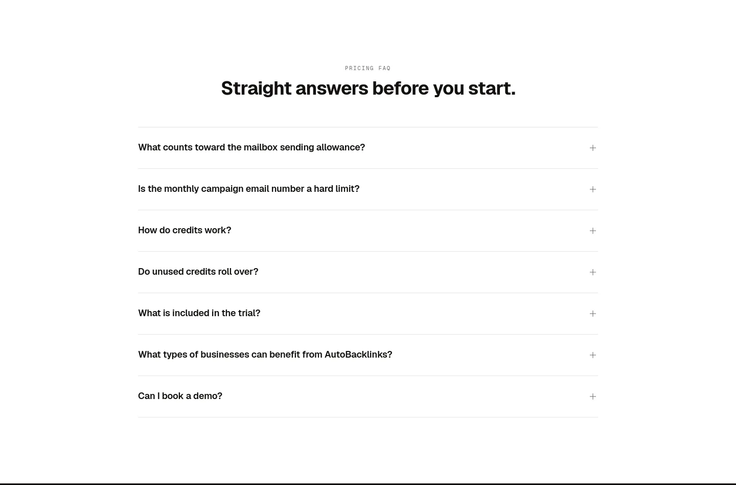 autobacklinks.ai FAQ section