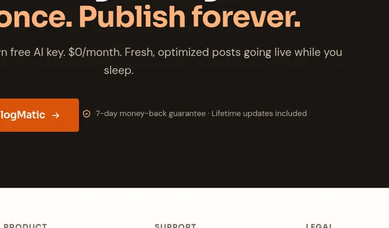 Guarantee element from autoblogmatic.com