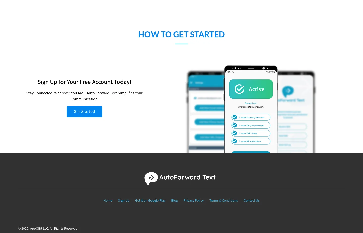 autoforwardtext.com — CTA