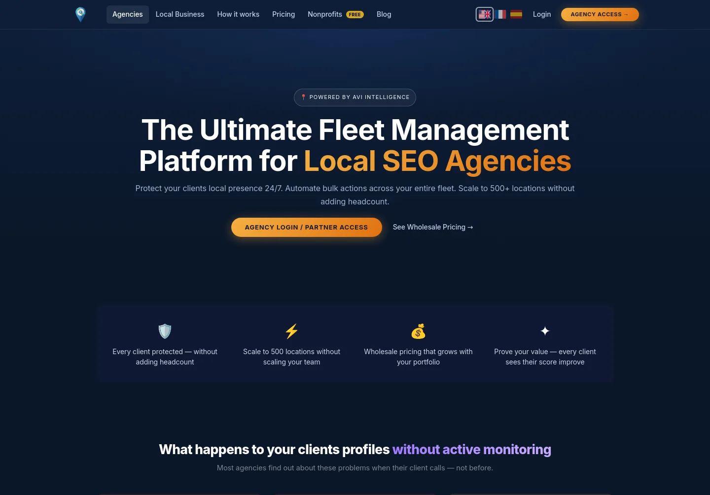avision.org — a measured funnel