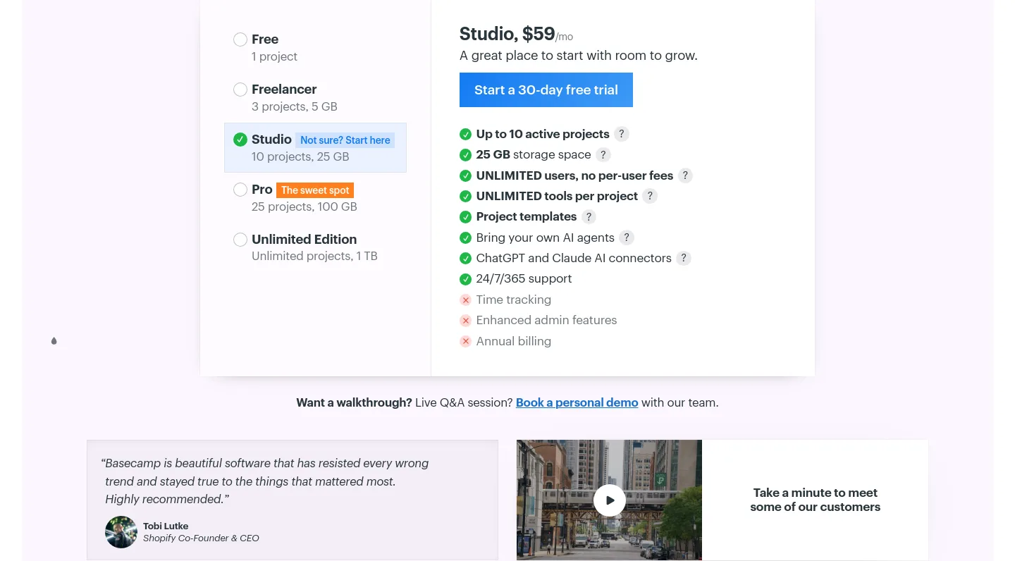 basecamp.com — FAQ