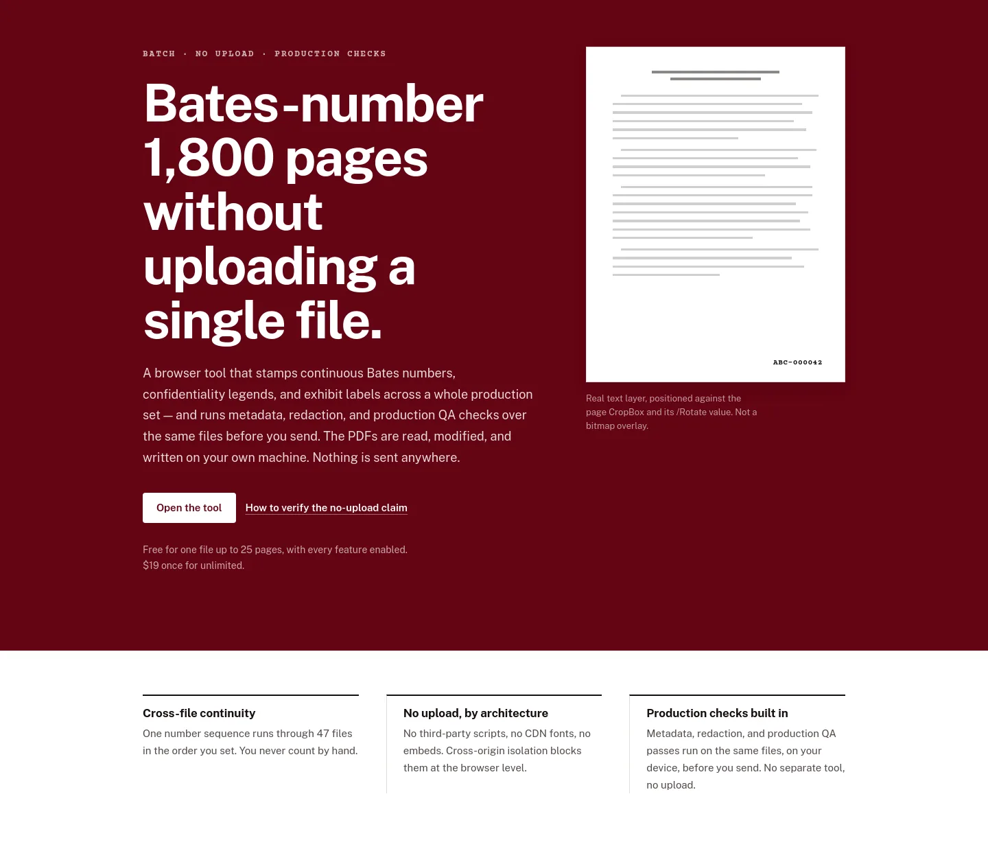 bateskit.com — Hero