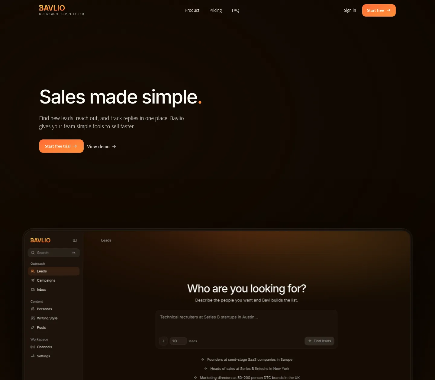 bavlio.com — Hero