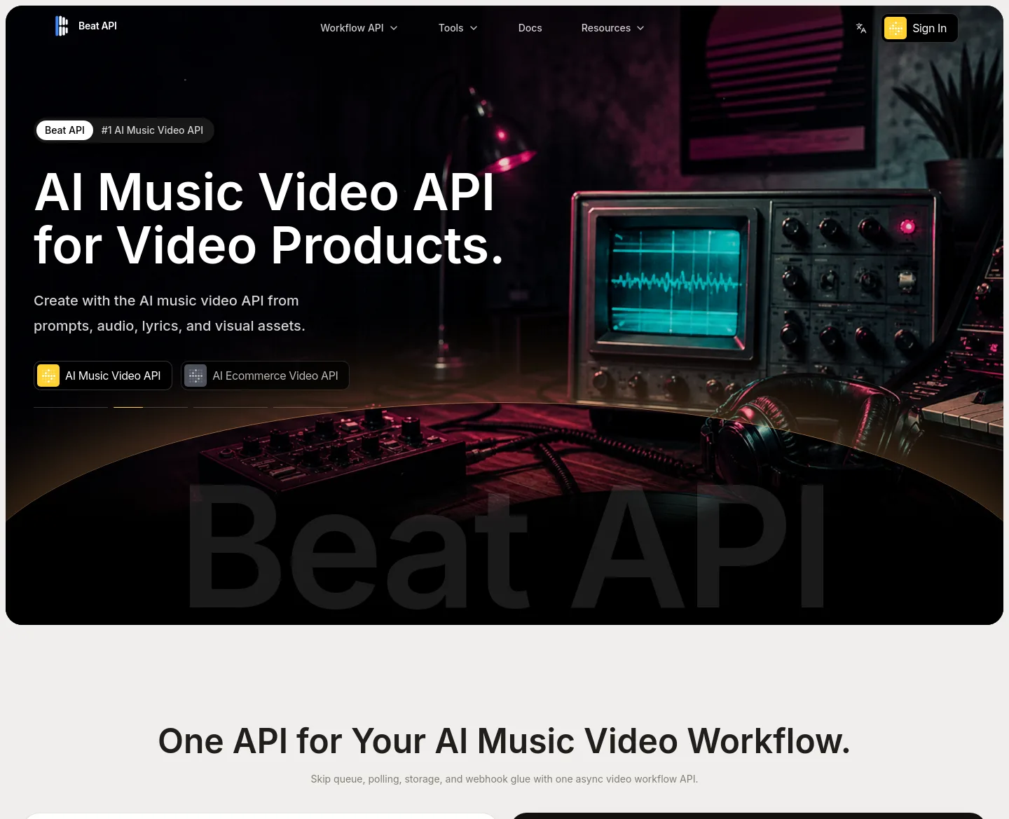 beatapi.io — a measured funnel