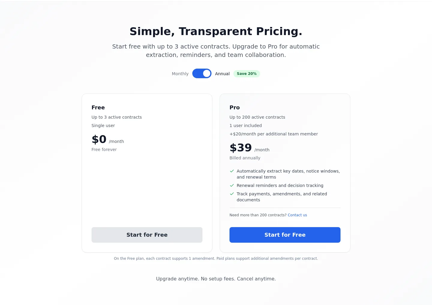 bellwatch.co Pricing section