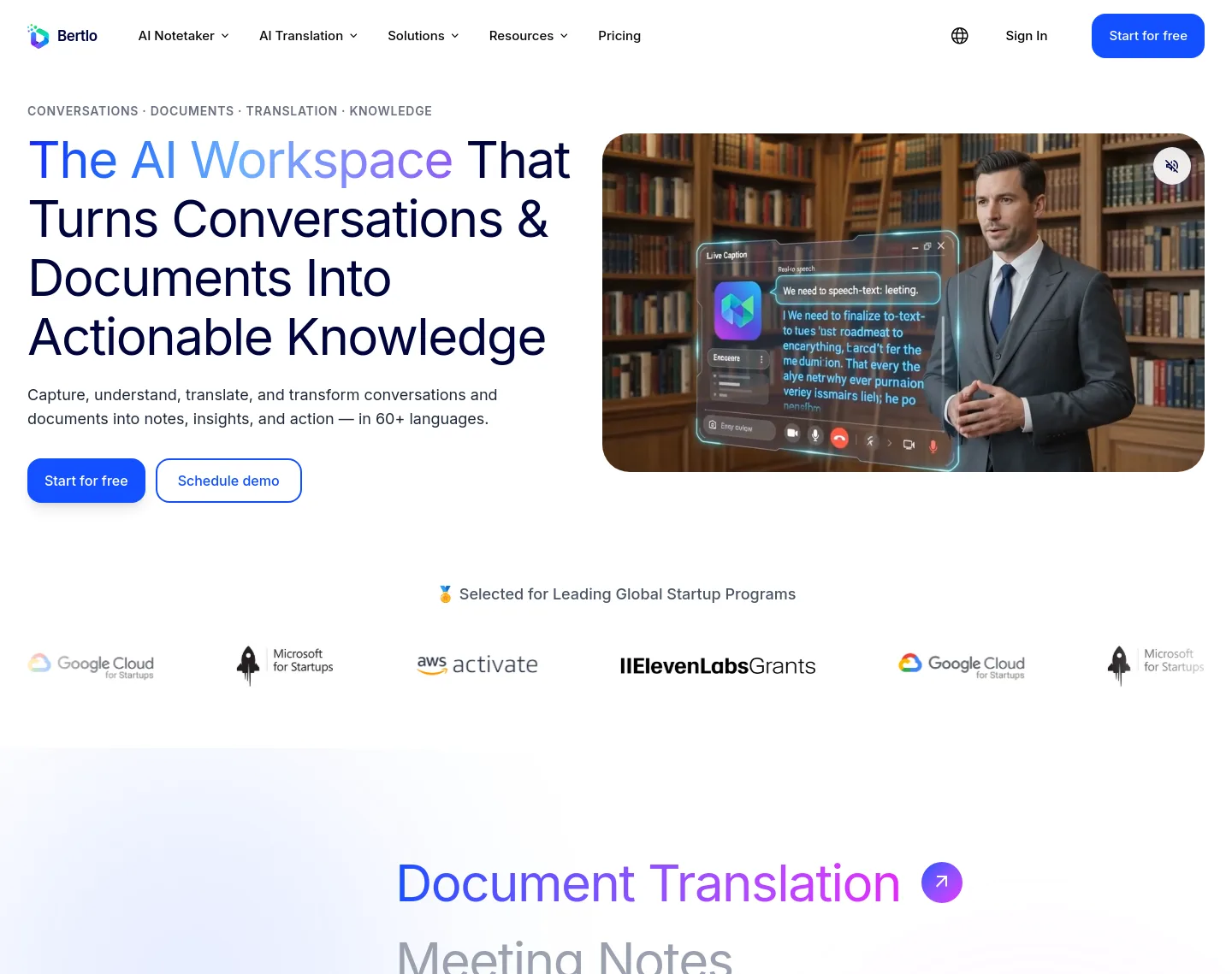 bertlo.com — Hero
