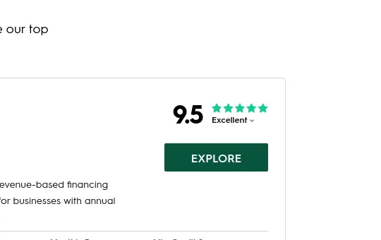 Rating element from bestmoney.com