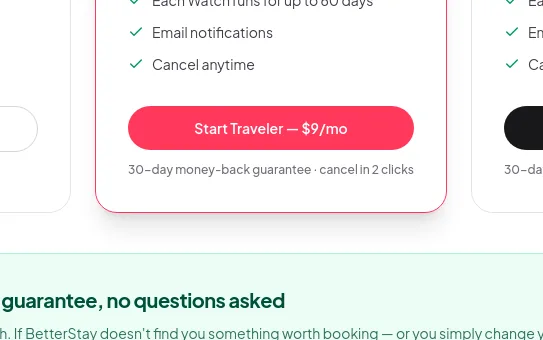 Guarantee element from betterstay.so