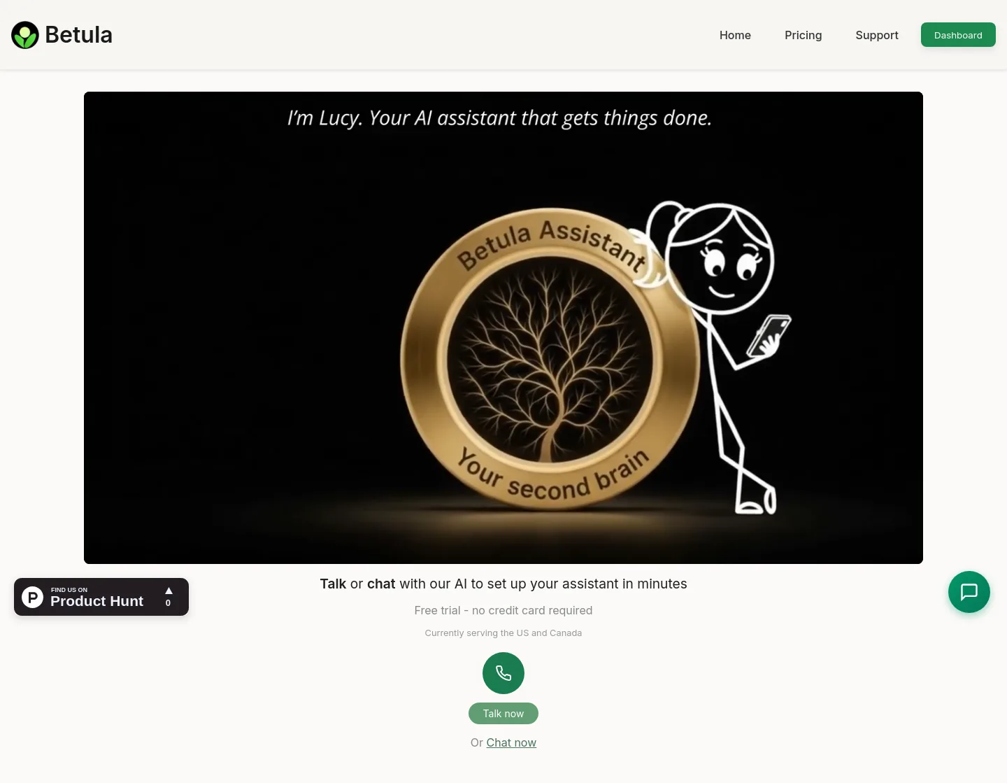 betula.ai — a measured funnel