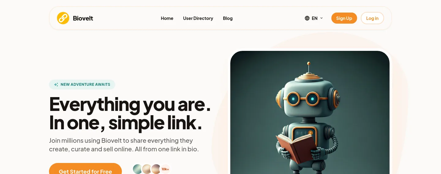 biovelt.com — a measured funnel