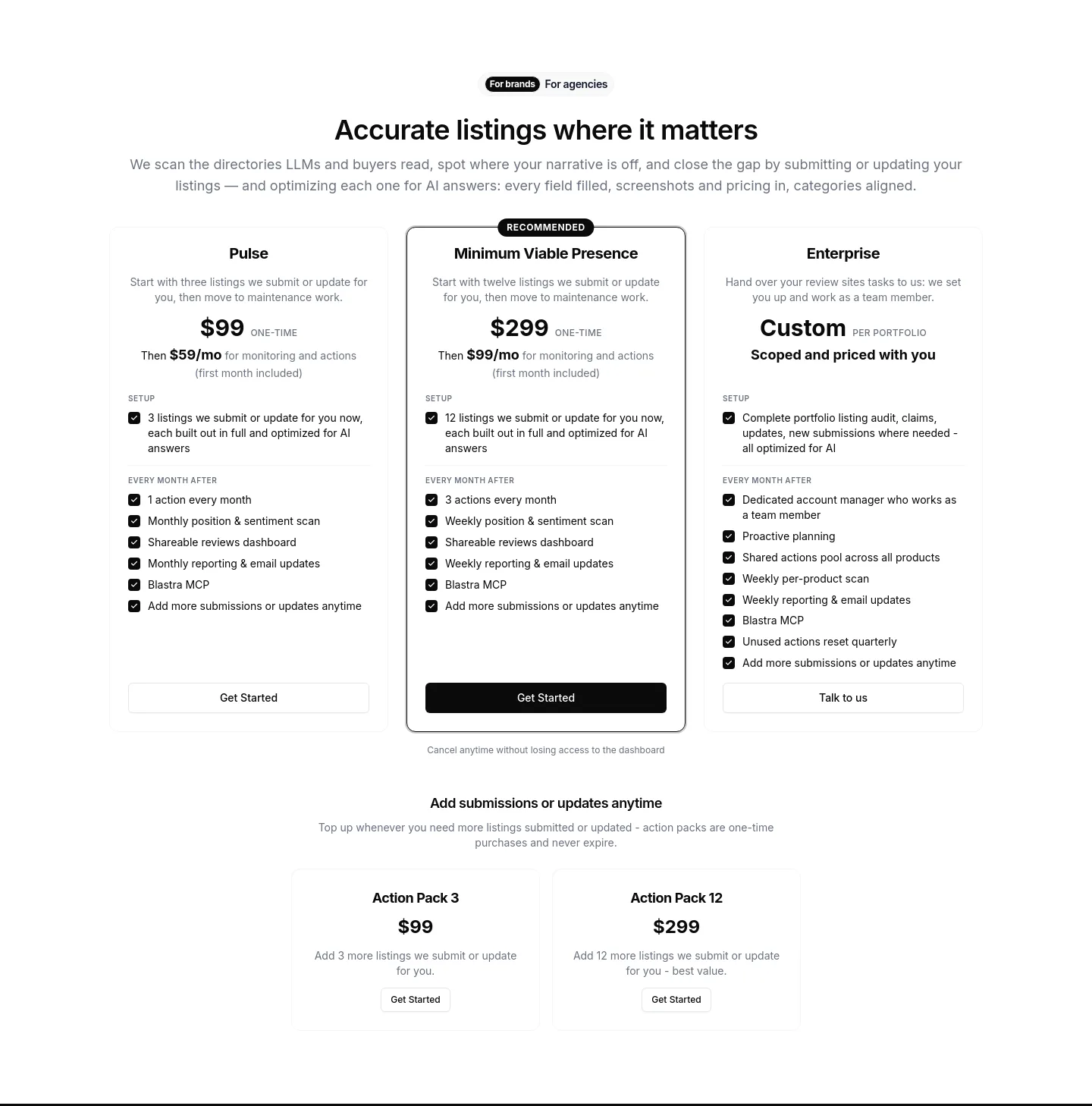 blastra.io — Pricing