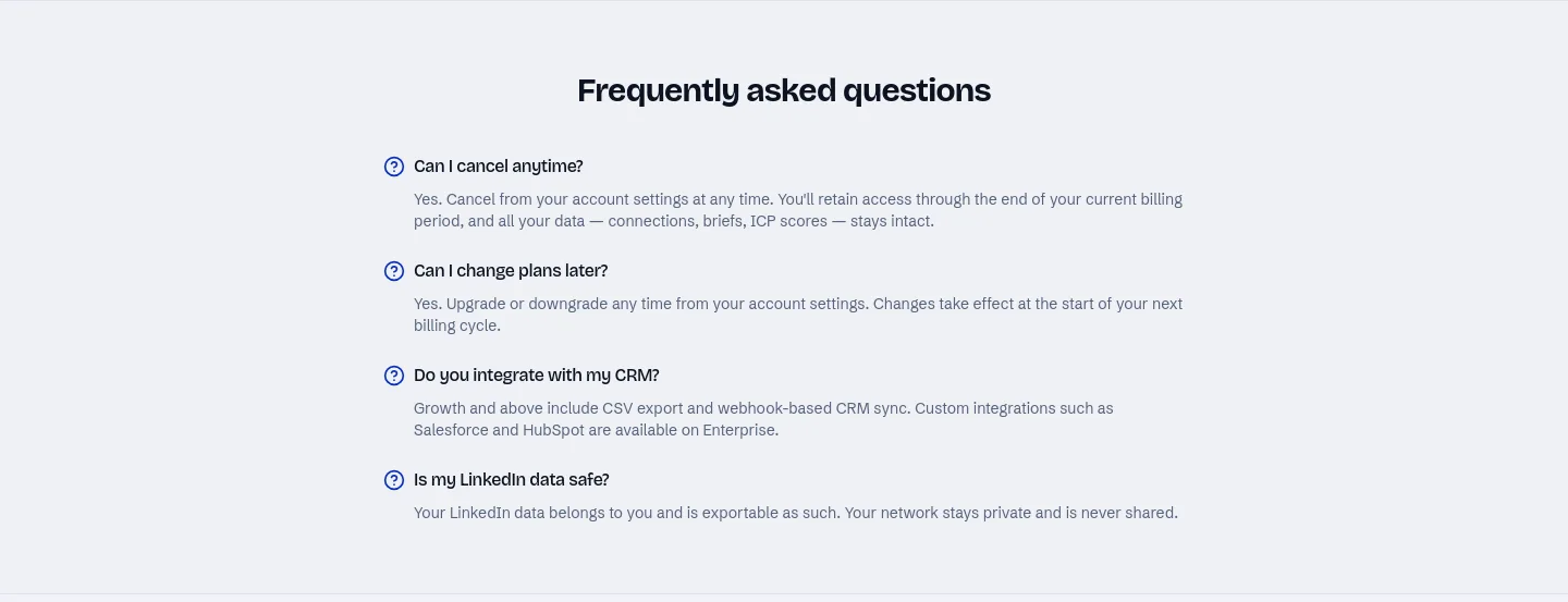blue-chimp.com FAQ section