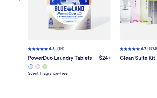 Rating element from blueland.com