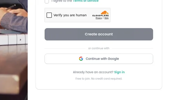 No credit card element from bnder.co