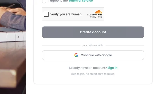No credit card element from bnder.co