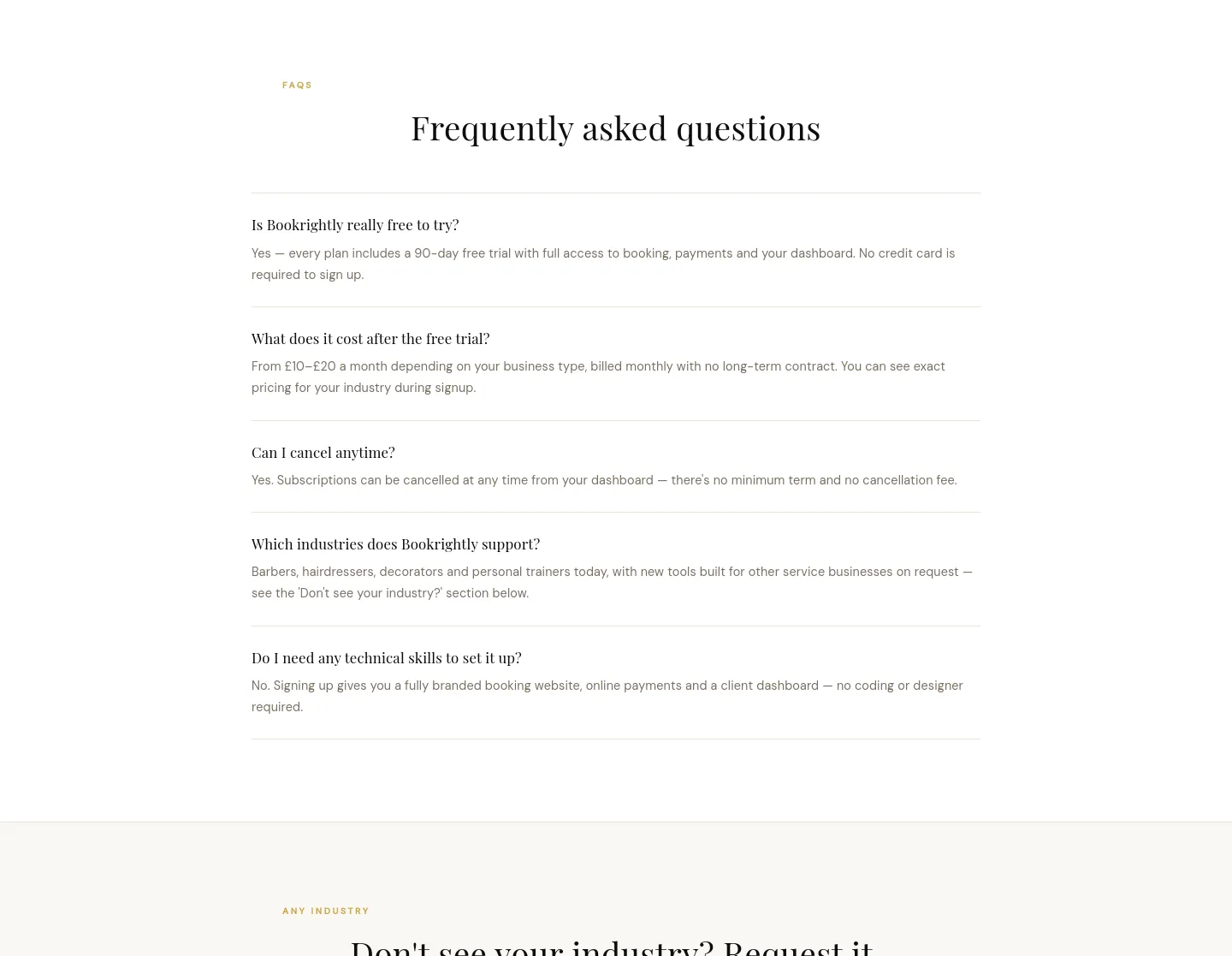 bookrightly.co.uk — FAQ