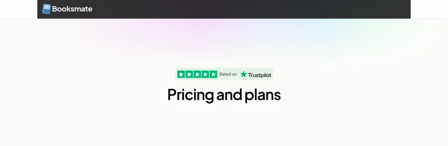 booksmate.com Hero section