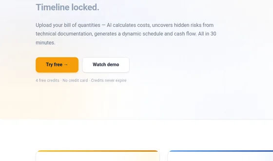 No credit card element from boqcalc.com