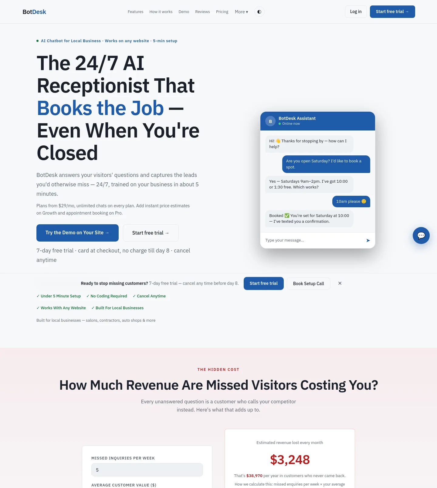 botdesk.studio — Hero
