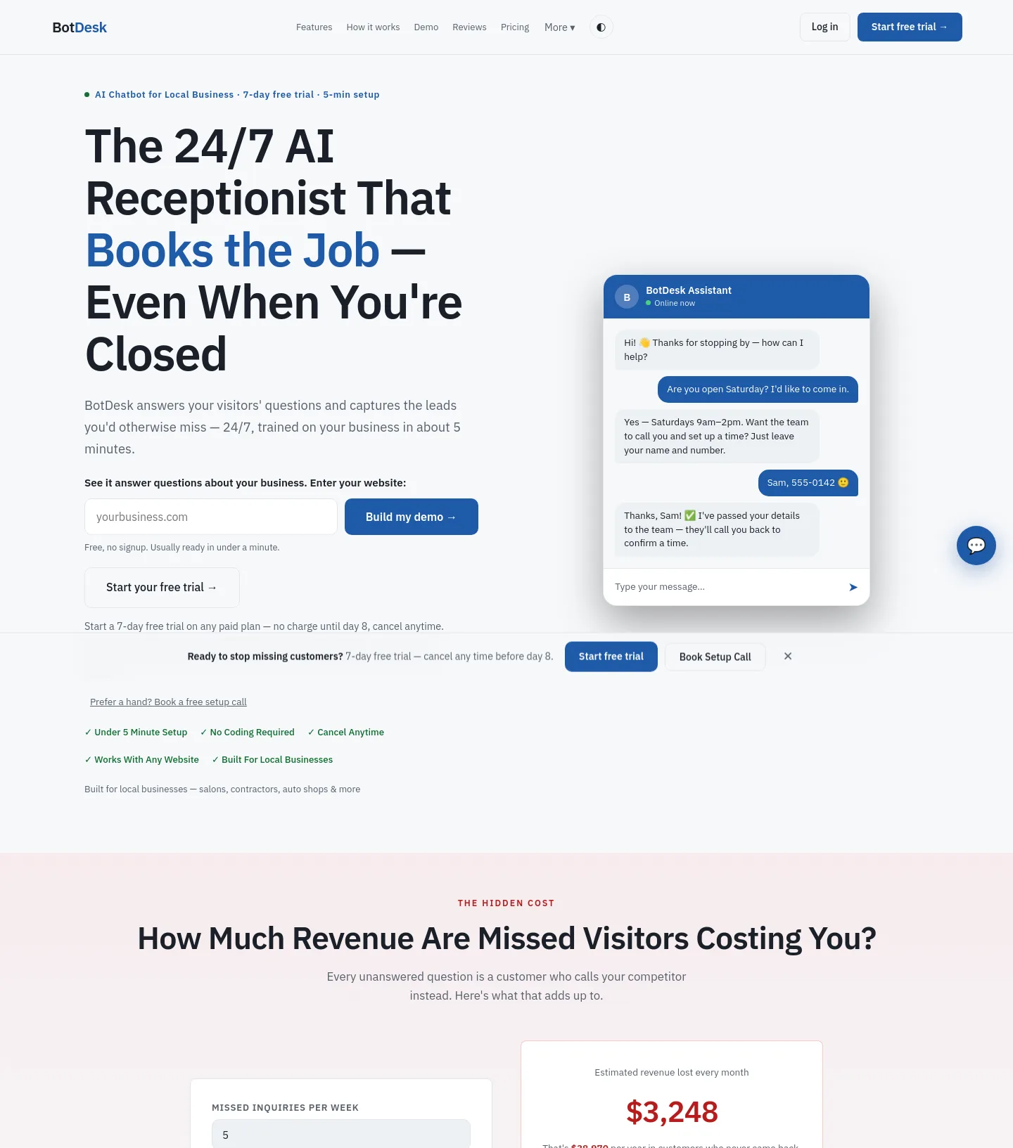 botdesk.studio — Hero
