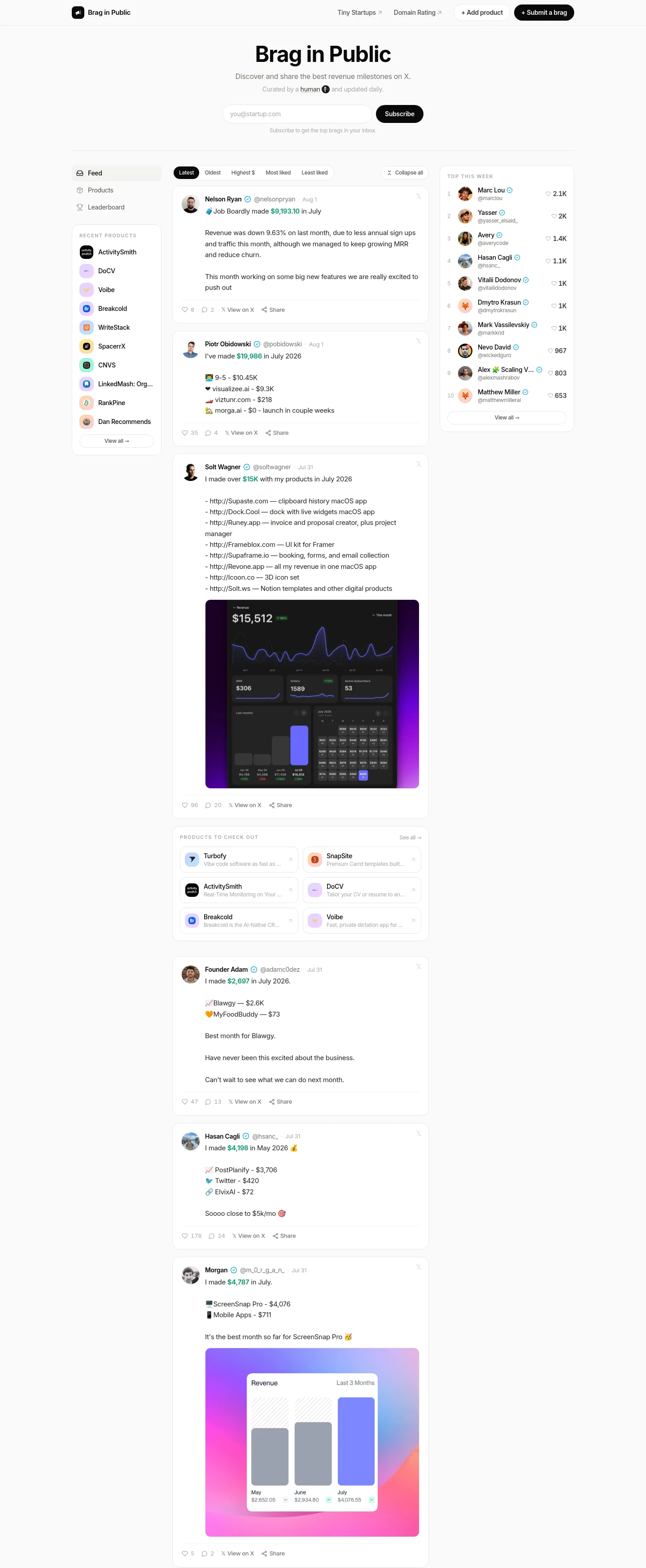 braginpublic.com — a measured funnel