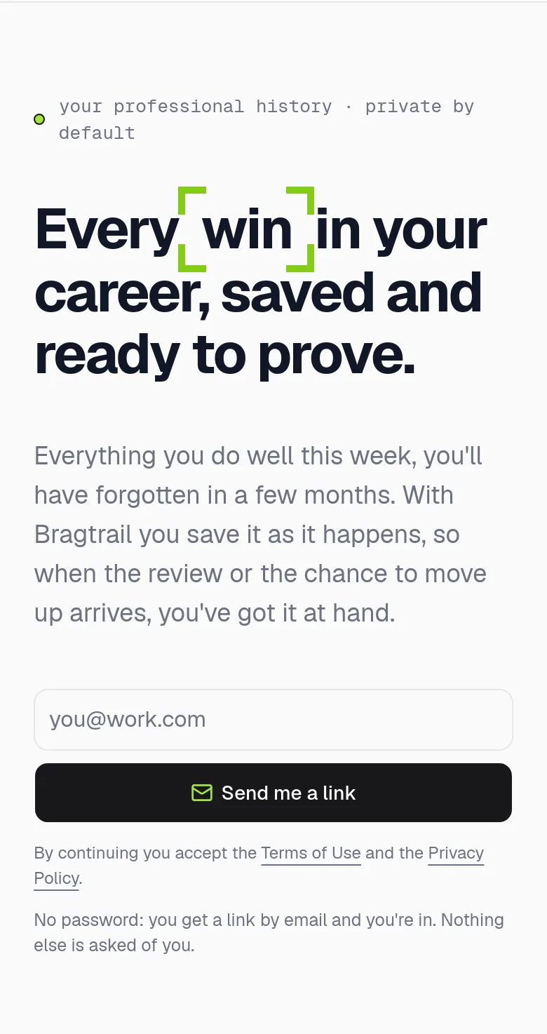 bragtrail.com — Hero