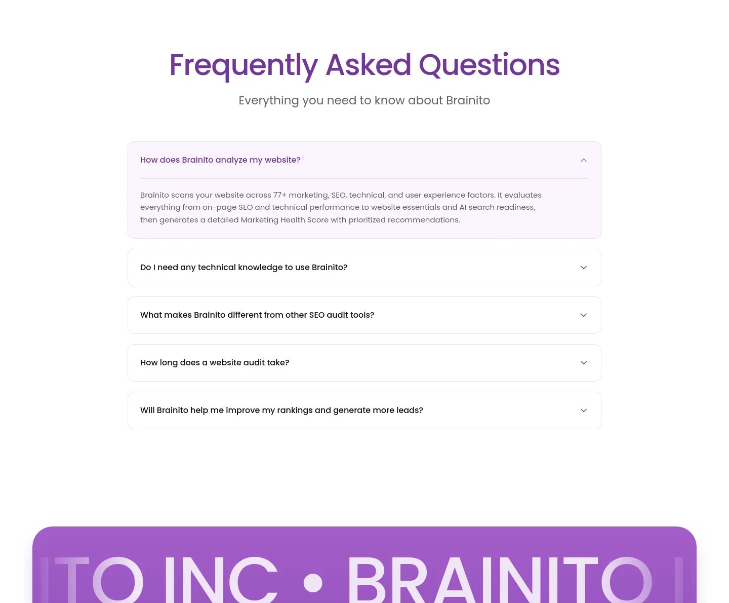 brainito.com — FAQ