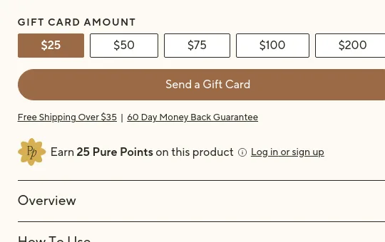 Guarantee element from branchbasics.com