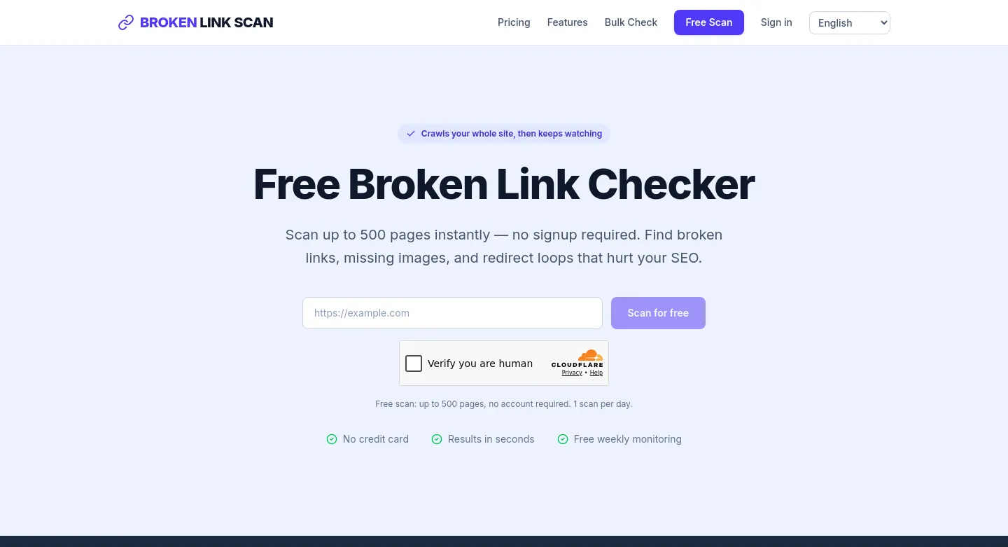 brokenlinkscan.com — The Objection-Handler
