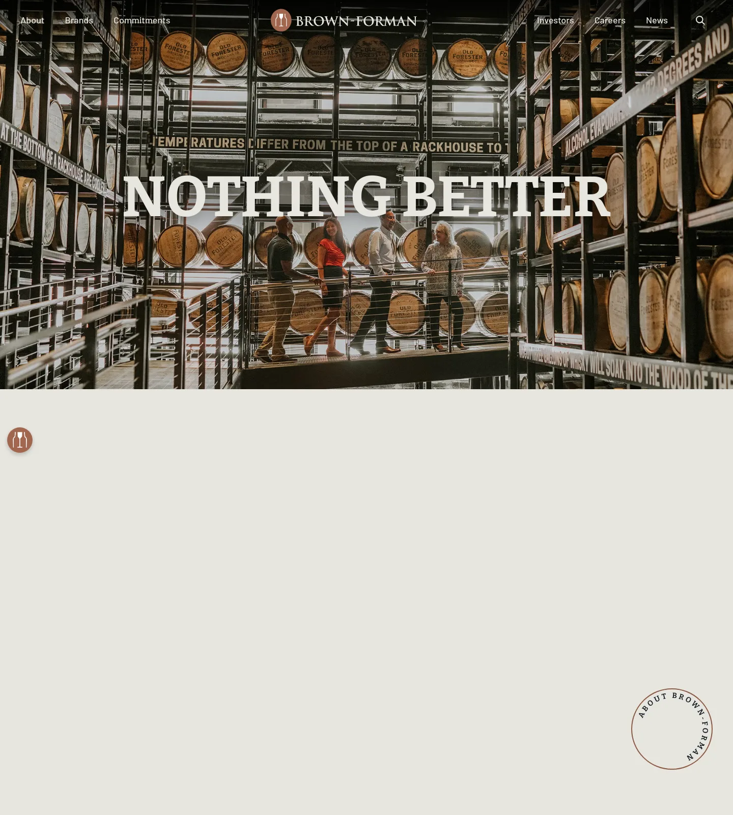 brown-forman.com — a measured funnel