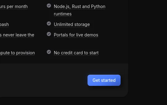 No credit card element from browserpod.io