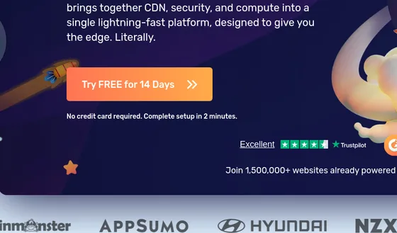 No credit card element from bunny.net