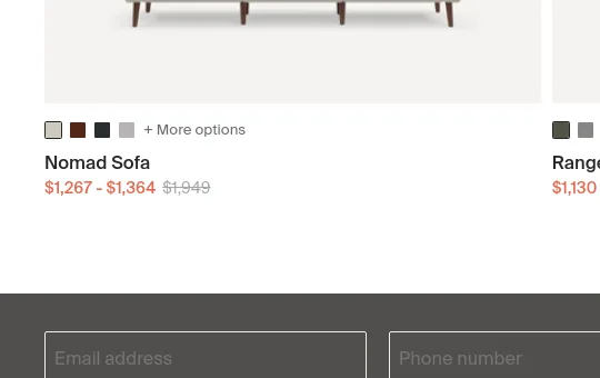 Price anchor element from burrow.com