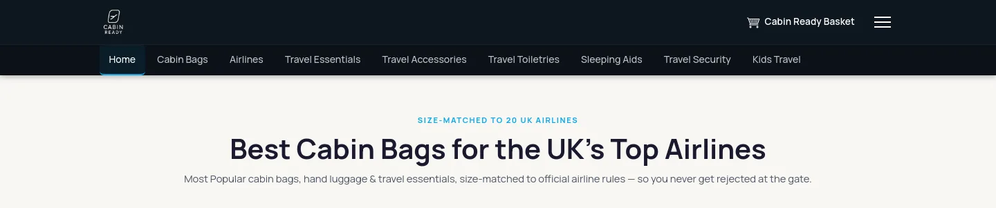 cabinready.co.uk — a measured funnel