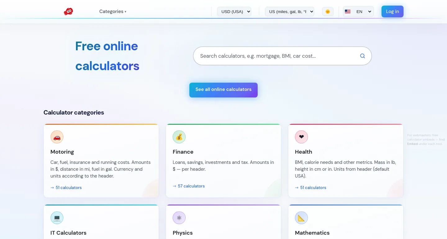 calcboxer.com — a measured funnel