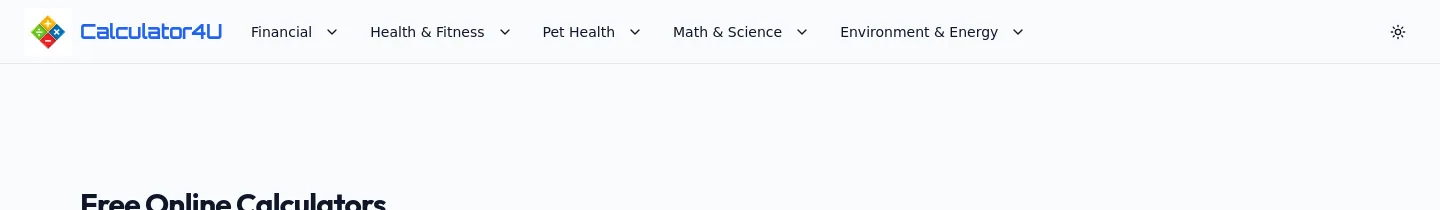 calculator4u.app — a measured funnel