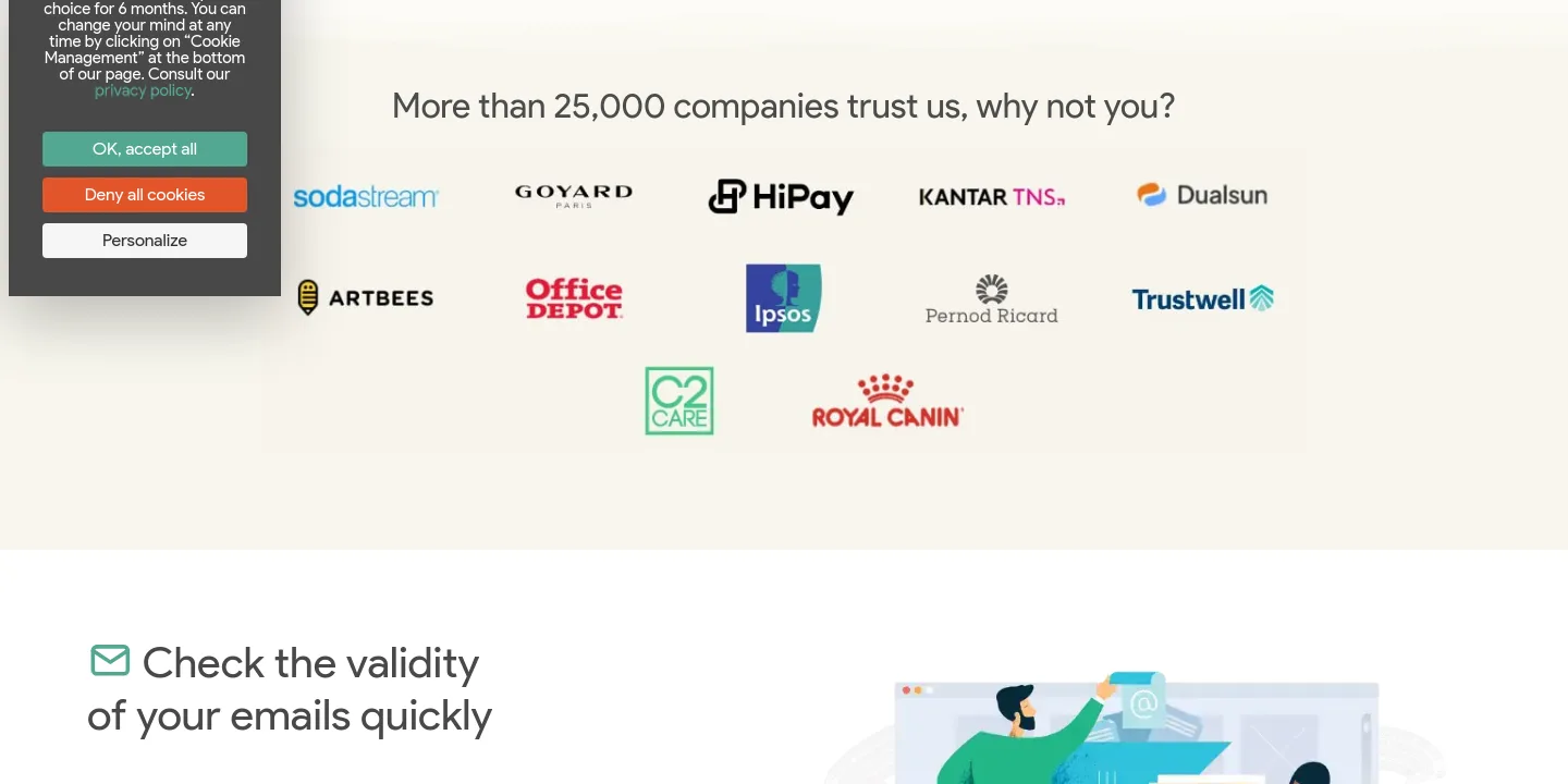 captainverify.com — a real Stats section