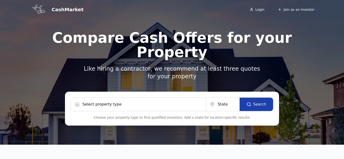 cashmarket.io — a measured funnel